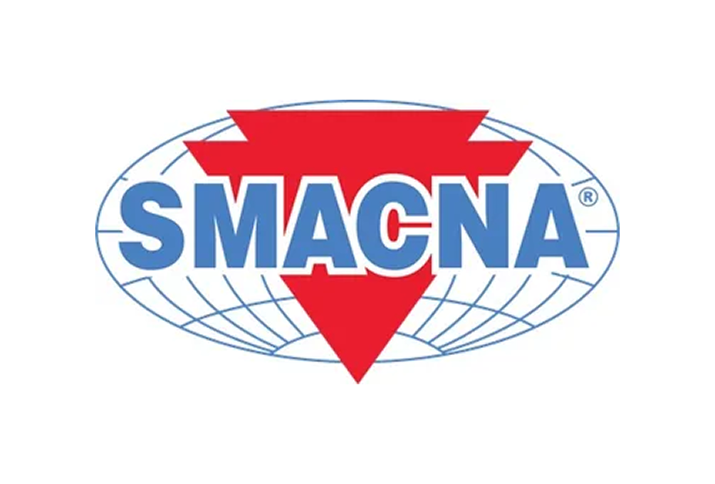 SMACNA logo with red and blue design.